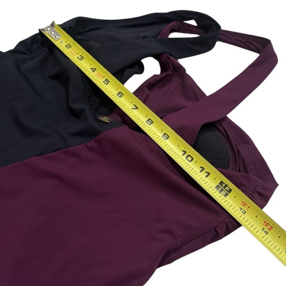 Amoressa Phantom Leroux One Piece Soft Cup Bra Swimsuit Resort Slimming Size 8 - Picture 8 of 9